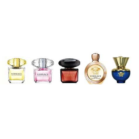 versace women mini set|Versace mini 5ml set.